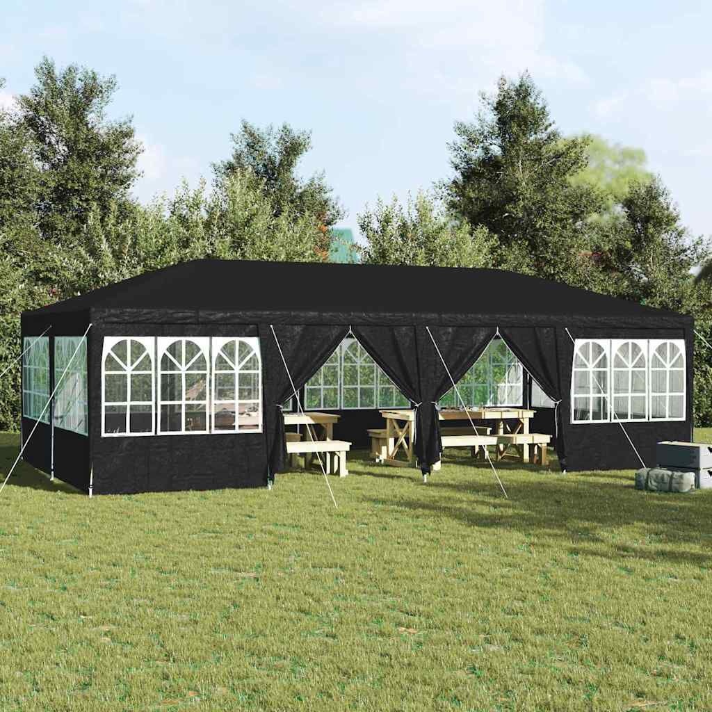 Partytent Antraciet/Wit 800x400cm Polyester/Staal - 35% Korting!