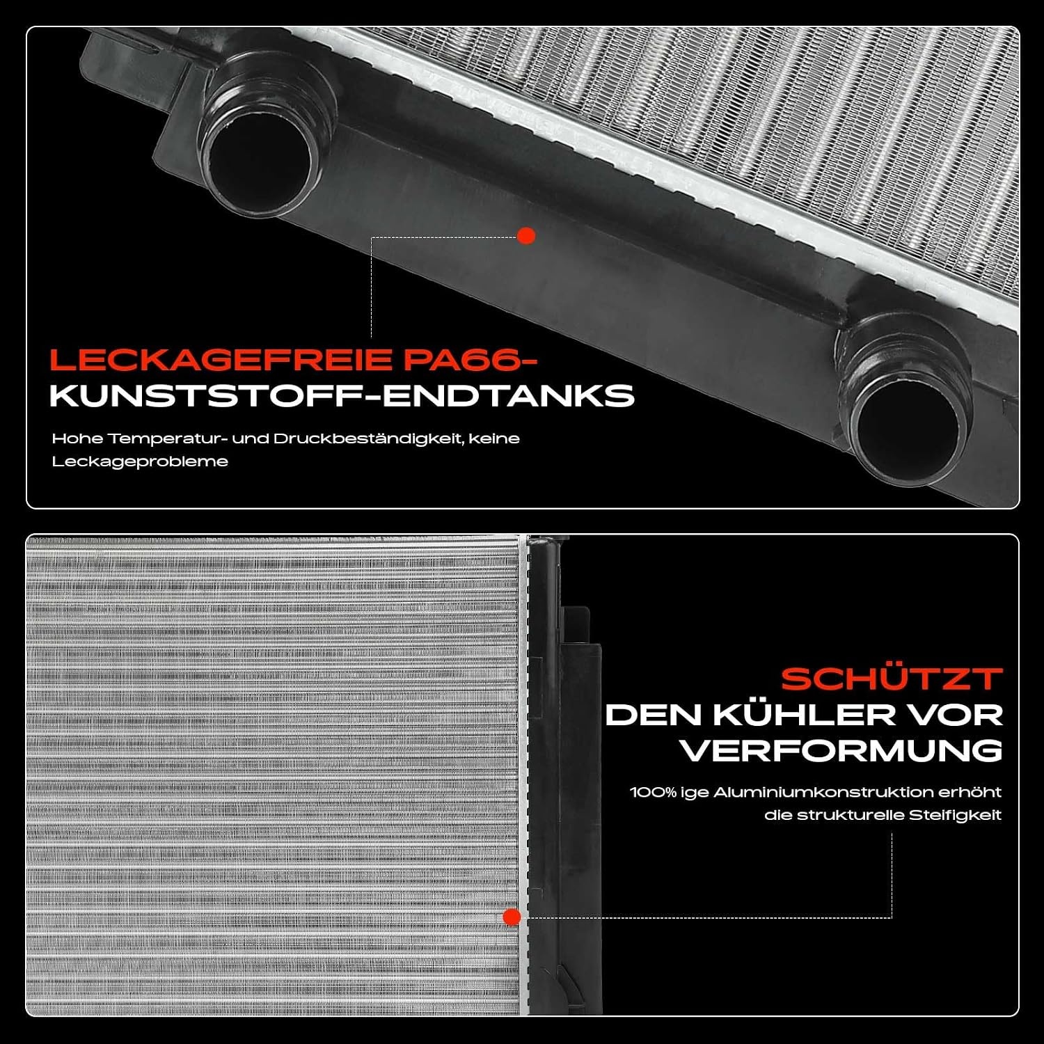 Frankberg Koeler waterkoeler motorkoeler handgeschakelde versnellingsbak compatibel met Stilo Multi Wagon 192 1.6L-1.9L 2003-2008 Stilo Van 192 1.6L 1.9L 2001-2008 Replace# 46745809