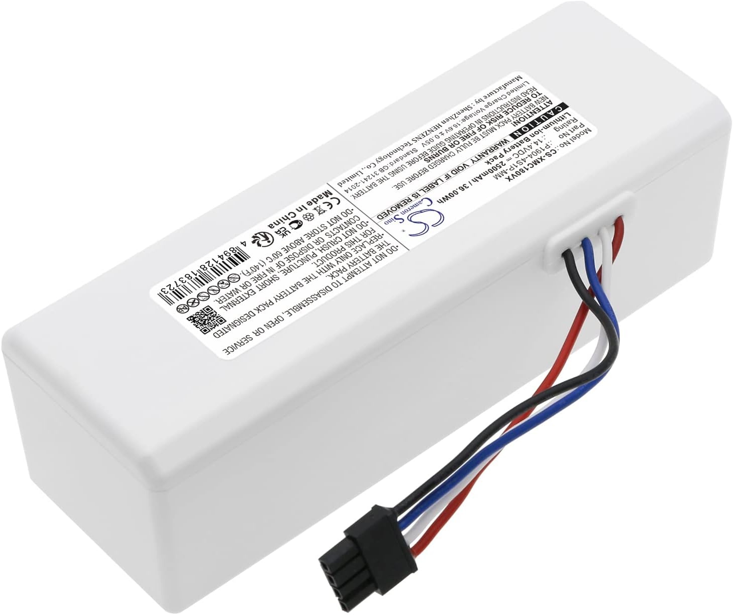Cameron Sino accu voor Dreame MC1808 PN: Dreame P1904-4S1P-MM 2500mAh / 36.00Wh