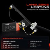 Frankberg Window Lifter Window Lifter Mechanisme Side Window Window Holder Elektrische Motor Window Lifter Window Lifter Mechanisme Vervangen# 807205569R