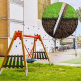 grondankers voor schommel, tuin, verankeringen, slijtvast, winddicht, kinderschommel, 420 mm