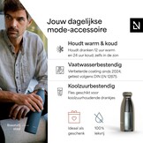 LARS NYSØM Drinkfles RVS 350ml - Taupe Bruin - Geïsoleerde Lekvrije Fles