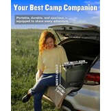 Spopal Campingdouche [10000mAh], IPX8 draagbare campingdouche met 20L stevige watertank, LED watertemperatuur en batterijniveauweergave, oplaadbare douchepomp voor reizen kamperen huisdier auto