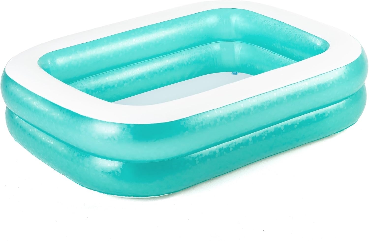Bestway 54005 Opblaasbaar helder familiezwembad, 201 x 150 x 51 cm - groen