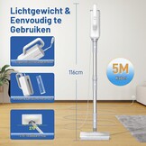 Multifunctionele stoomreiniger Ariceck FV07-99,9% desinfectie, 15 seconden opwarmtijd voor harde vloeren en tapijten