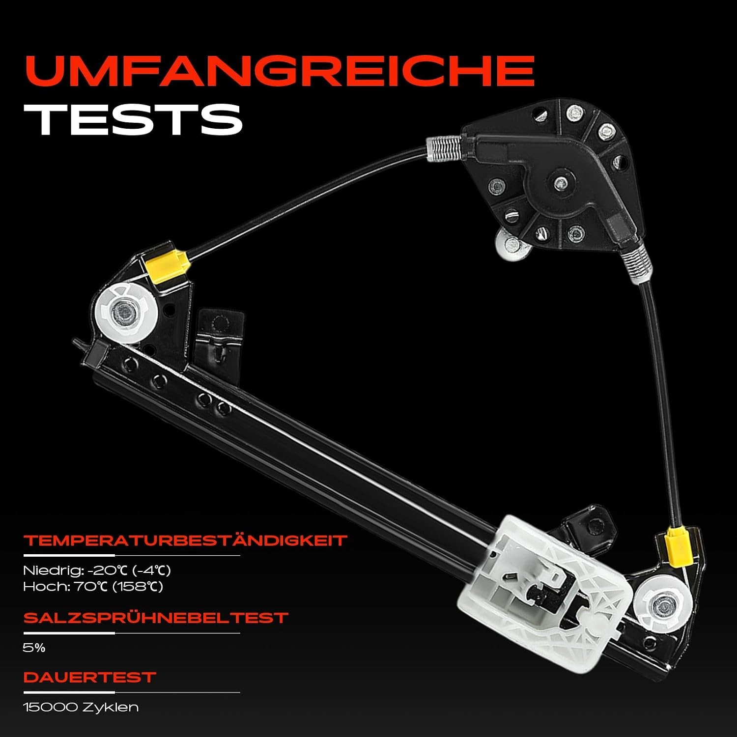 Frankberg Window Lifter Window Lifter Mechanisme Side Window Window Holder Elektrische Motor Window Lifter Window Lifter Mechanisme Vervangen# 350103187400