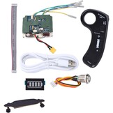 ESC-controllerset, elektrische skateboard, afstandsbediening, 36 V, 430 W, 12 A, ESC-moederbord, naafmotor, dubbele aandrijving, sinusaandrijving, elektrische longboard, afstandsbediening