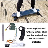 ESC-controllerset, elektrische skateboard, afstandsbediening, 36 V, 430 W, 12 A, ESC-moederbord, naafmotor, dubbele aandrijving, sinusaandrijving, elektrische longboard, afstandsbediening