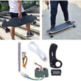 ESC-controllerset, elektrische skateboard, afstandsbediening, 36 V, 430 W, 12 A, ESC-moederbord, naafmotor, dubbele aandrijving, sinusaandrijving, elektrische longboard, afstandsbediening