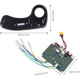 ESC-controllerset, elektrische skateboard, afstandsbediening, 36 V, 430 W, 12 A, ESC-moederbord, naafmotor, dubbele aandrijving, sinusaandrijving, elektrische longboard, afstandsbediening