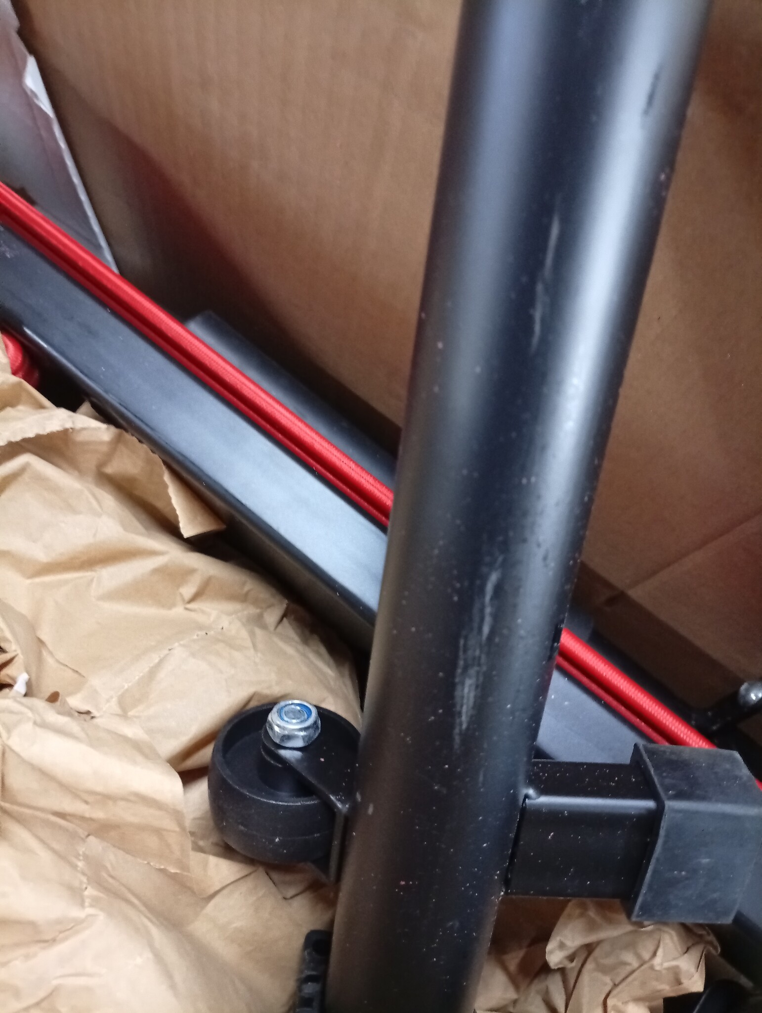 Roeitoestel voor thuis, opklapbaar roeitrainer Roeimachines, gewichtscapaciteit 120 kg (Rood)