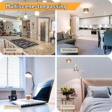 GY Ledlamp, E27, 14 W (komt overeen met 100 W), 1540 lumen, 4000 K, neutraal wit, A60, E27, led, energie-efficiëntie, E27 led, stralingshoek van 280 graden, niet dimbaar, 12 stuks