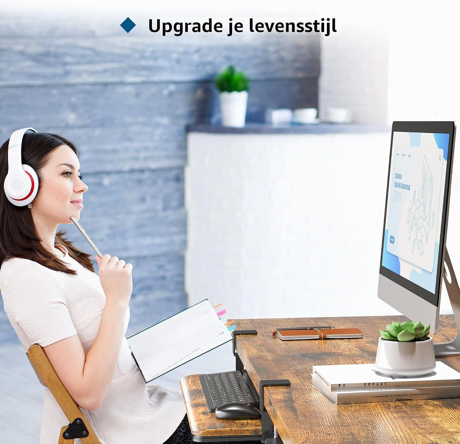 Uittrekbare Toetsenbordlade Onder Bureau (650x300mm) - 32% Korting