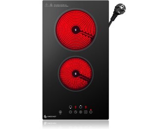 Keramische Kookplaat Zwart 3200W - 35% Korting