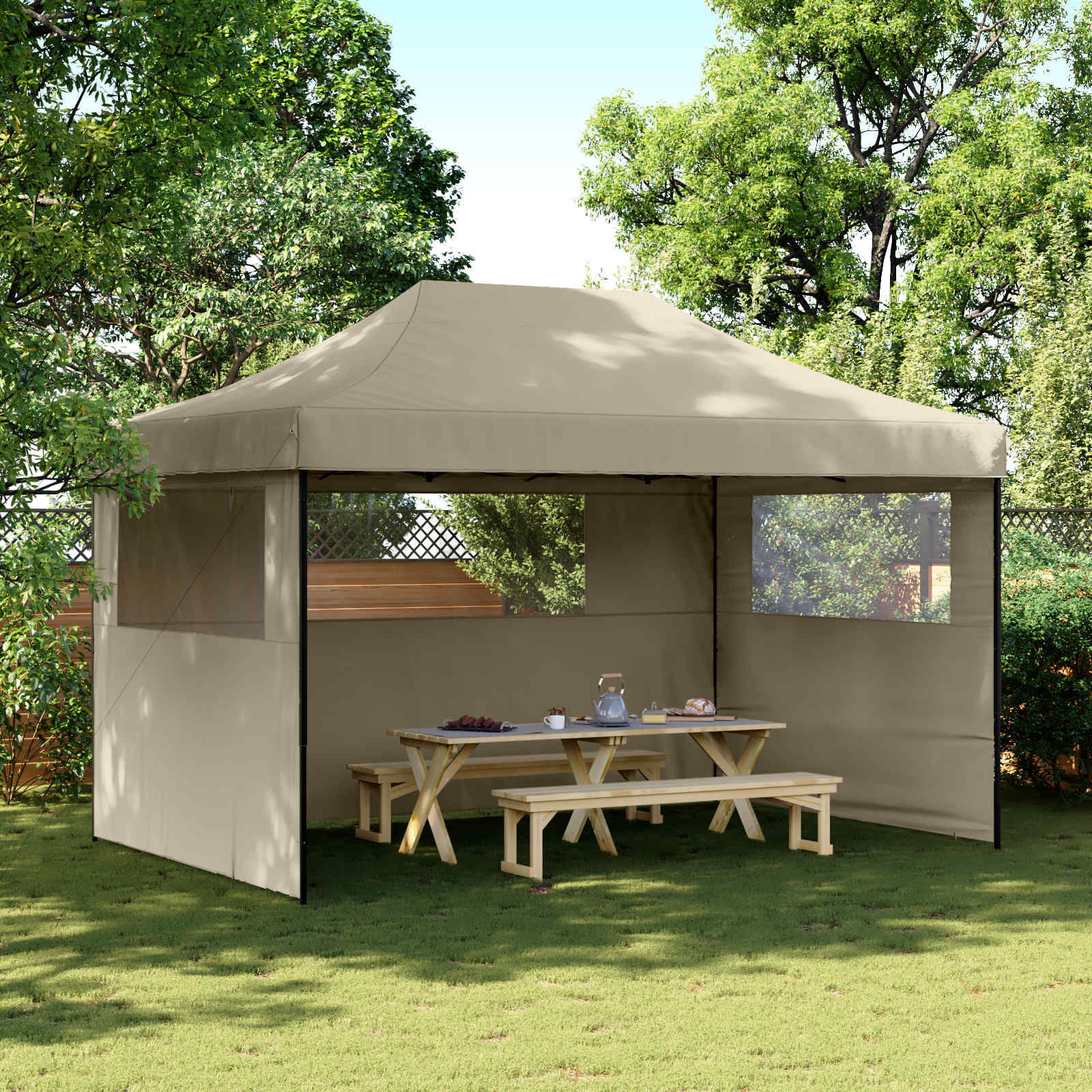 Pop-up Partytent Taupe - 34% Korting