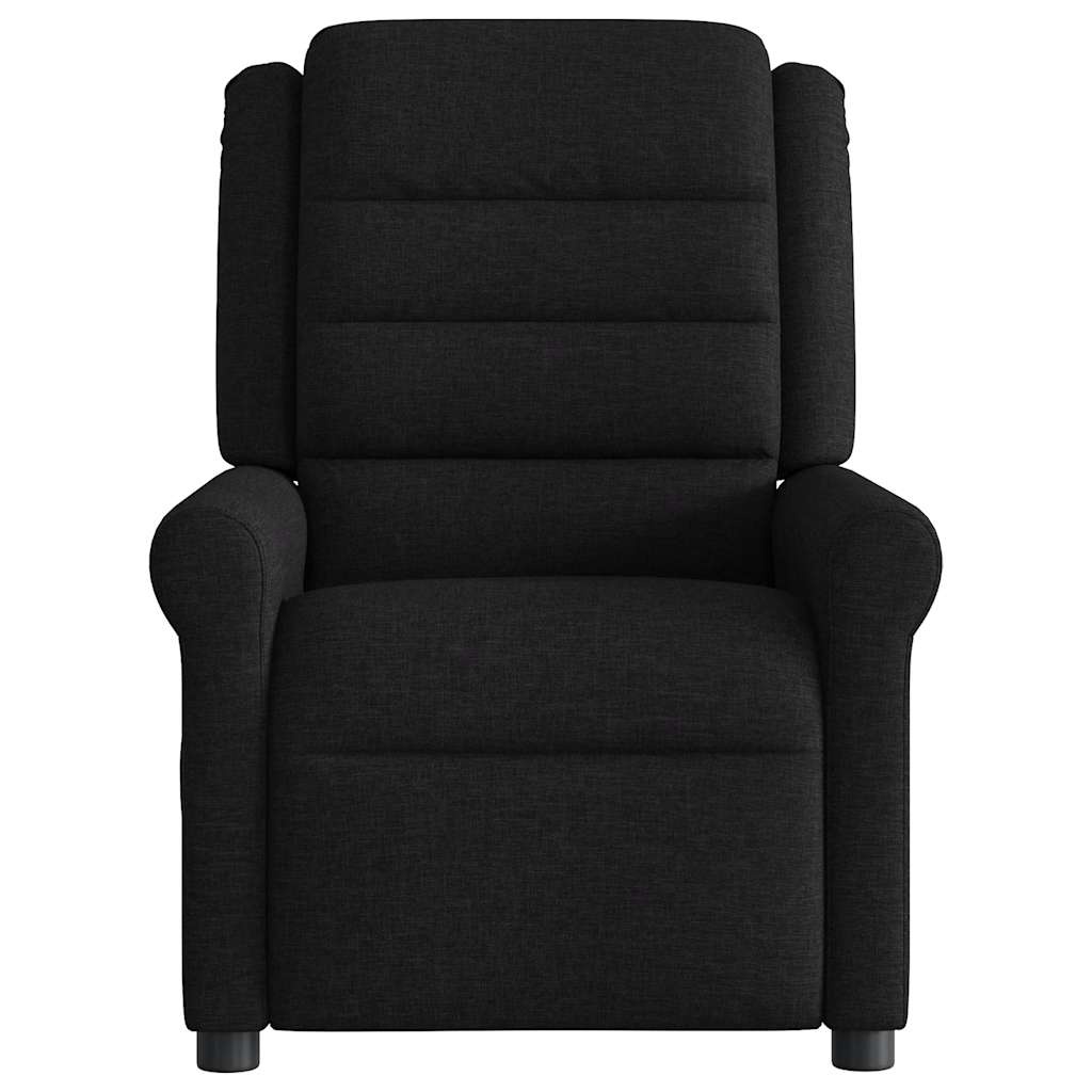 Verstelbare Stoffen Fauteuil Zwart - 35% Korting