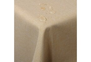 Waterafstotend Tafelkleed Zand Linnenlook 110x140cm - 32% Korting