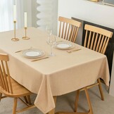 Waterafstotend Tafelkleed Zand Linnenlook 110x140cm (26% Korting)