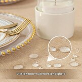 Waterafstotend Tafelkleed Zand Linnenlook 110x140cm (26% Korting)