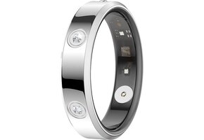 Smart Ring Fitness Tracker: Hartslag, Slaap, Cyclus - Zilver (40% Korting)
