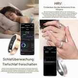 Smart Ring Fitness Tracker Zilver - Hartslag, Slaap, Sportmodi (34% Korting)