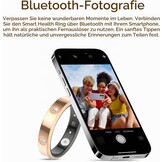 Smart Ring Fitness Tracker Zilver - Hartslag, Slaap, Sportmodi (34% Korting)
