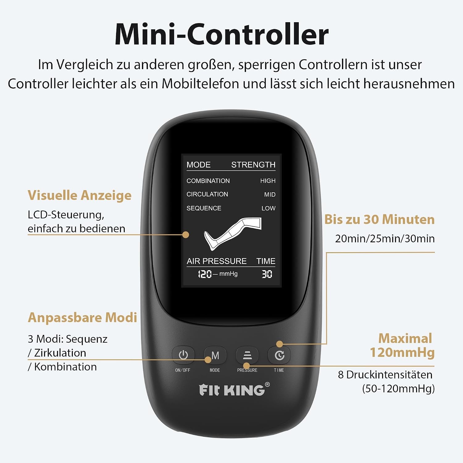Beenmassageapparaat Luchtdruk M: Spierontspanning & Herstel - 60% Korting