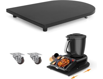 Bamboe Glijplank met Wielen voor Thermomix TM7 | 32% Korting