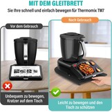Bamboe Glijplank met Wielen voor Thermomix TM7 | 32% Korting