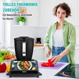 Bamboe Glijplank met Wielen voor Thermomix TM7 | 32% Korting