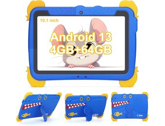 Kindertablet Blauw 10,1" FHD - 33% Korting!