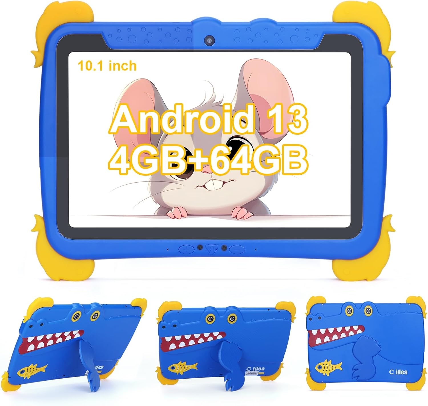 Kindertablet Blauw 10,1" FHD - 33% Korting!