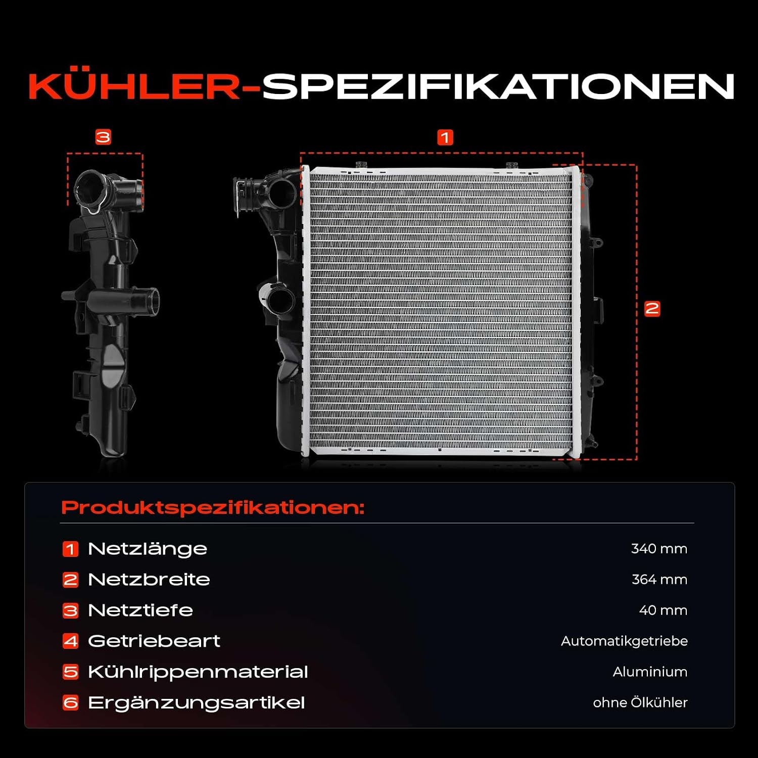 Radiator Waterkoeler Porsche 911/Boxster/Cayman (997/987) - 35% Korting