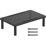 Ergonomische Monitor Standaard - Zwart Metaal (45% Korting)