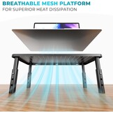 Ergonomische Monitor Standaard - Zwart Metaal (45% Korting)
