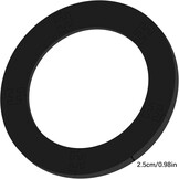 Dartbord Surround Zwart - Muurbescherming met 32% Korting