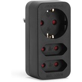 Compact Stekkerblok 3-weg met Kinderslot - 3680W Wit