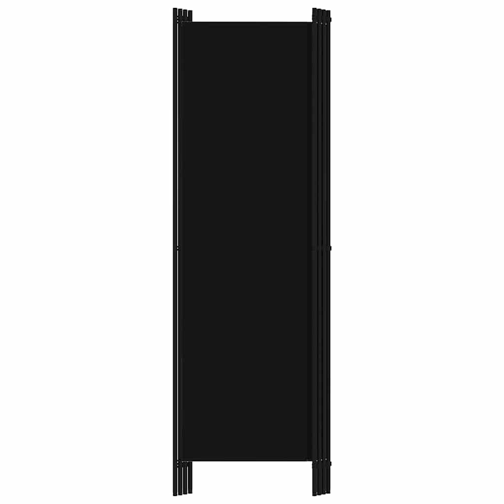 Kamerscherm Zwart 4 Panelen - 200x180 cm - 33% Korting