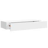 Wandschap met Lade 60x23,5 cm Wit - 33% Korting!