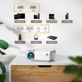 Full HD Videoprojector 1080p Native | 8500 Lumen | 29% Korting