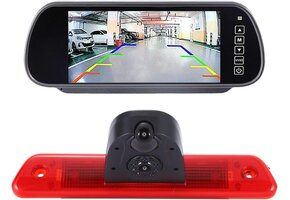 Dubbele Achteruitrijcamera Fiat Scudo/Jumpy/Expert/ProAce + 7" Spiegel (52% Korting)