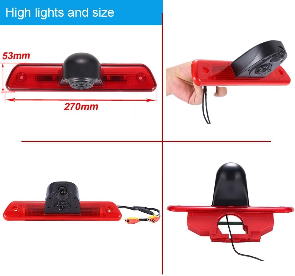 Achteruitrijcamera Set voor Fiat Scudo 2007-2016 met 7" Monitor (34% Korting)