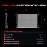 Radiator Motorkoeler Mercedes C-Klasse W204 2007-2014 2.1L-3.0L - 29% Korting