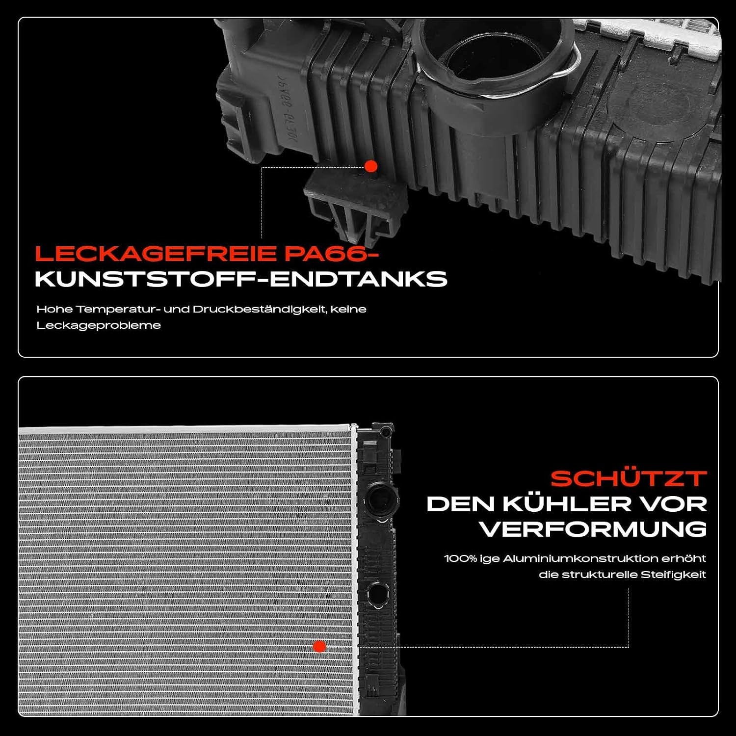 Radiator Motorkoeler Mercedes C-Klasse W204 2007-2014 2.1L-3.0L - 29% Korting