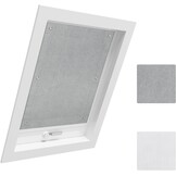 Verduisterend Dakraamrolgordijn Grijs 48x93 cm - 37% Korting - Boorvrij