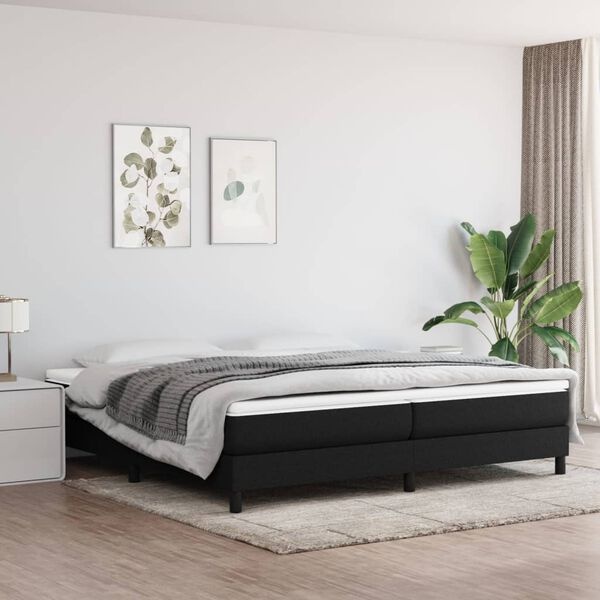 Zwarte Boxspring Bedstof 200x200 cm - 34% Korting
