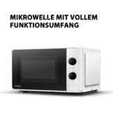 Compacte Magnetron Wit 20L 800W - 5 Vermogensstanden & Ontdooifunctie (34% Korting)