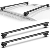 COWVIE Dakdragers 135 cm Zwart - Universele Aluminium Allesdragers met 33% Korting