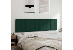 Hoofdbordkussen Hanko 180cm Donkergroen Fluweel - 45% Korting