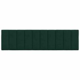 Hoofdbordkussen "Hanko" 180 cm Fluweel Donkergroen - 34% Korting